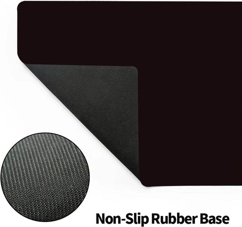 StRoux TCG Playmat, Black MTG Game Mat, Mousepad Compatible for MTG Trading Card Game Playmats Board Game TCG Playmat Table Mats Games Size 24 x 14 inches - Image 2